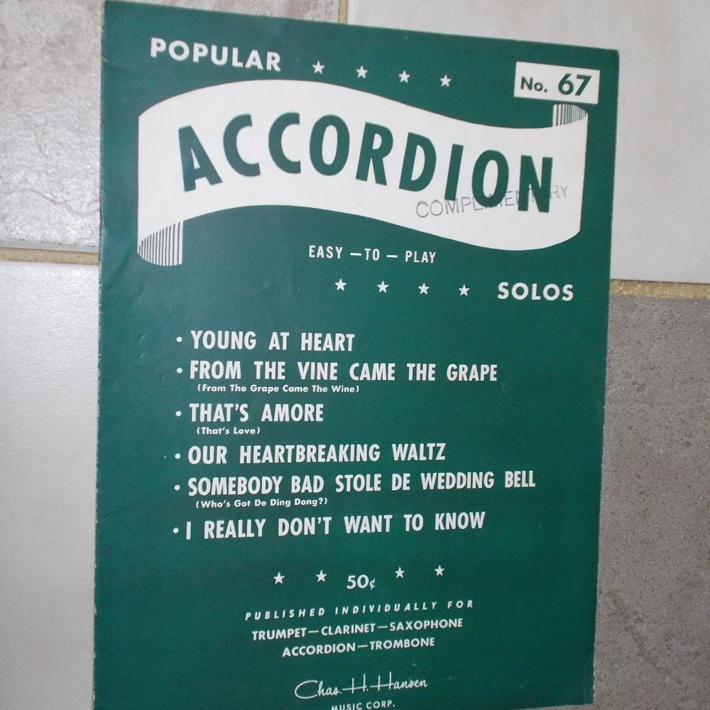 Vintage Popular Accordion #67